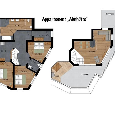 Luxus Ferienwohnung Almhuette Brixen im Thale Ngoại thất bức ảnh