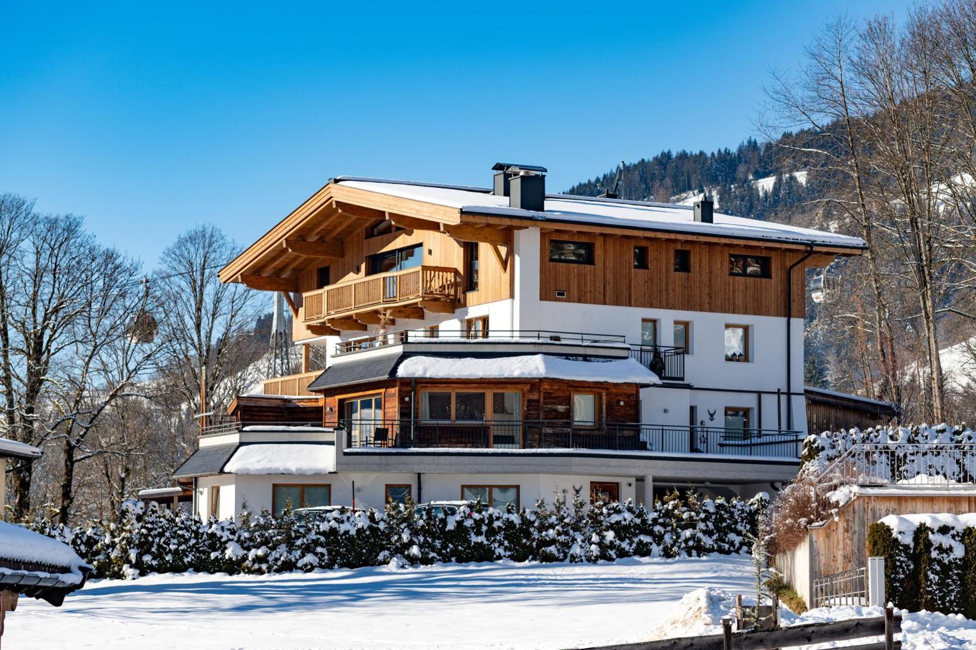 Luxus Ferienwohnung Almhuette Brixen im Thale Ngoại thất bức ảnh