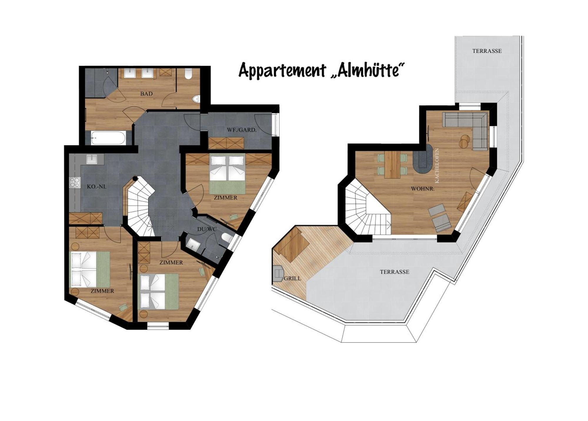 Luxus Ferienwohnung Almhuette Brixen im Thale Ngoại thất bức ảnh